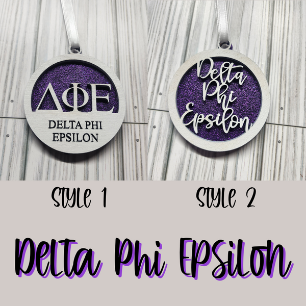 Delta Phi Epsilon Ornament