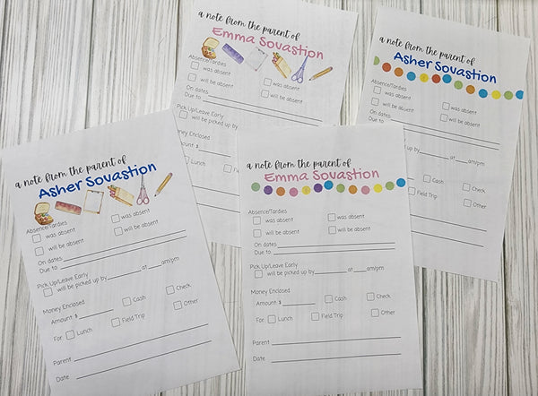 A Note from the Parents of