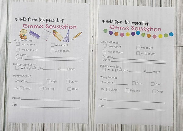 A Note from the Parents of