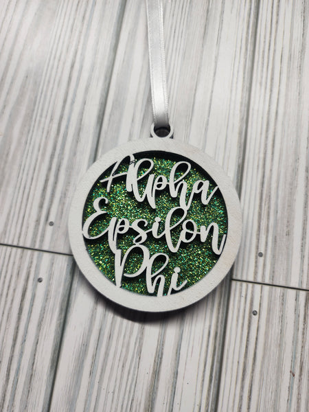 Alpha Epsilon Phi Christmas Ornament