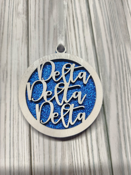 Delta Delta Delta Ornament