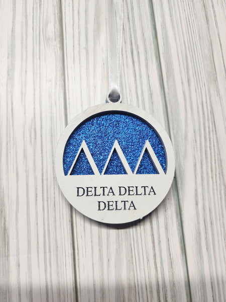 Delta Delta Delta Ornament
