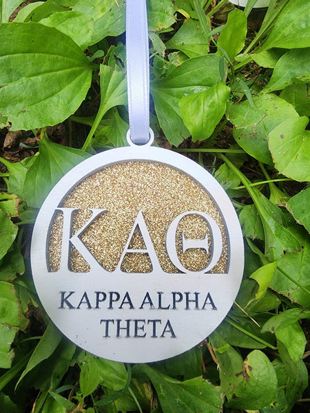 Kappa Alpha Theta Christmas Ornament