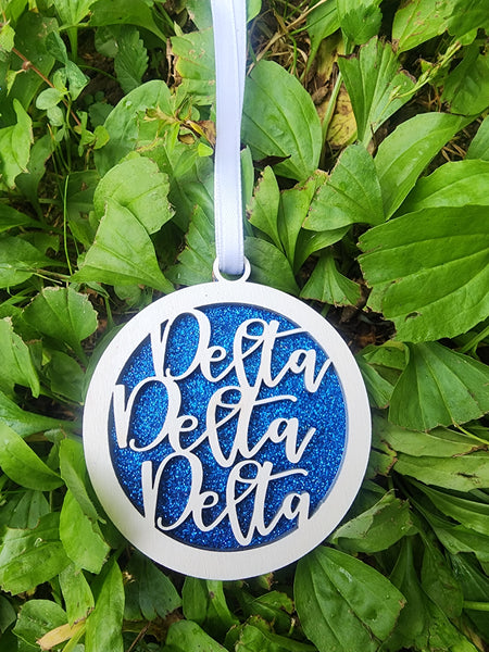 Delta Delta Delta Ornament