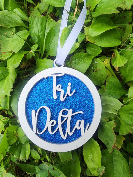 Tri Delta Christmas Ornament
