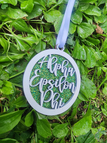 Alpha Epsilon Phi Christmas Ornament