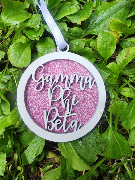 Gamma Phi Beta Christmas Ornament