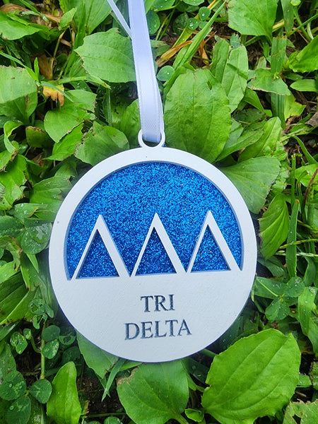 Tri Delta Christmas Ornament