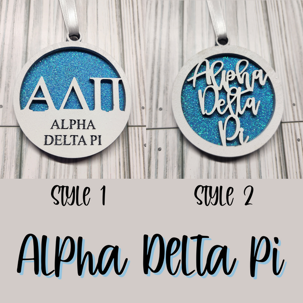 Alpha Delta Pi Ornament