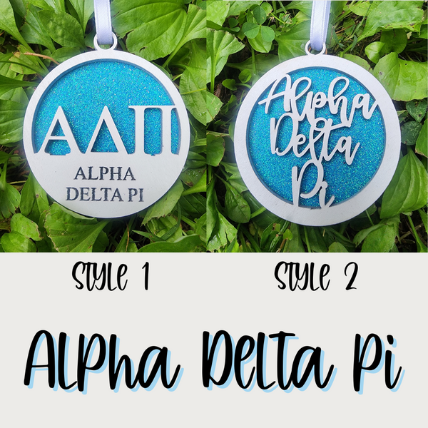 Alpha Delta Pi Ornament