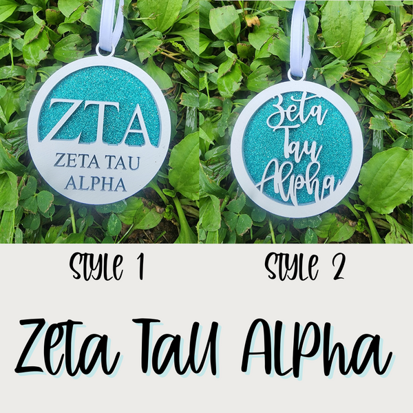 Zeta Tau Alpha Ornament