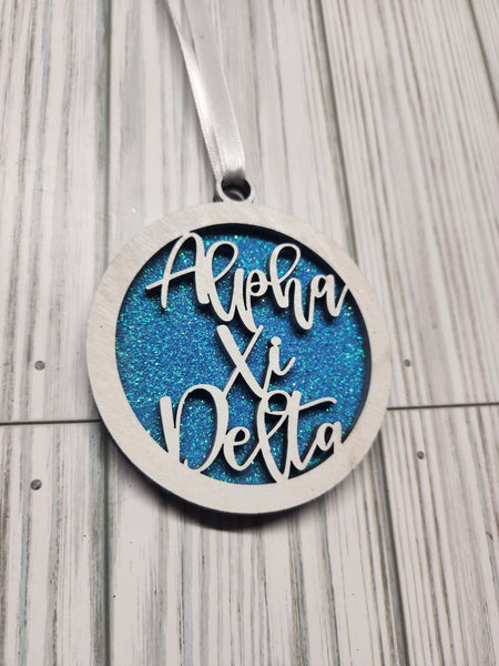 Alpha Xi Delta Ornament