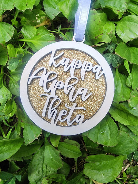 Kappa Alpha Theta Christmas Ornament