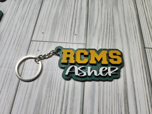 School Spirit Keychains