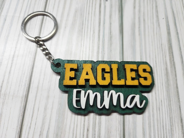 School Spirit Keychains