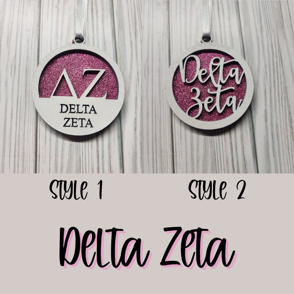 Delta Zeta Ornament