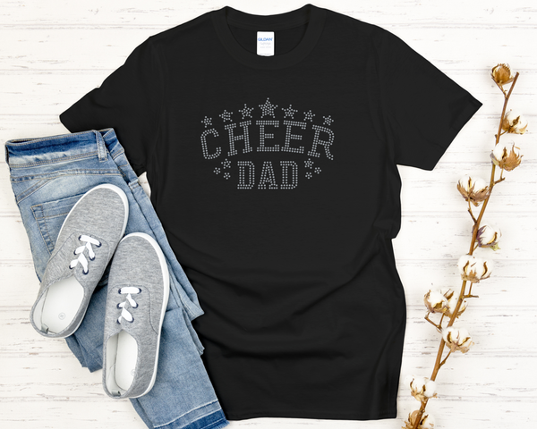 Cheer Dad Rhinestones