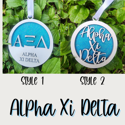 Alpha Xi Delta Ornament