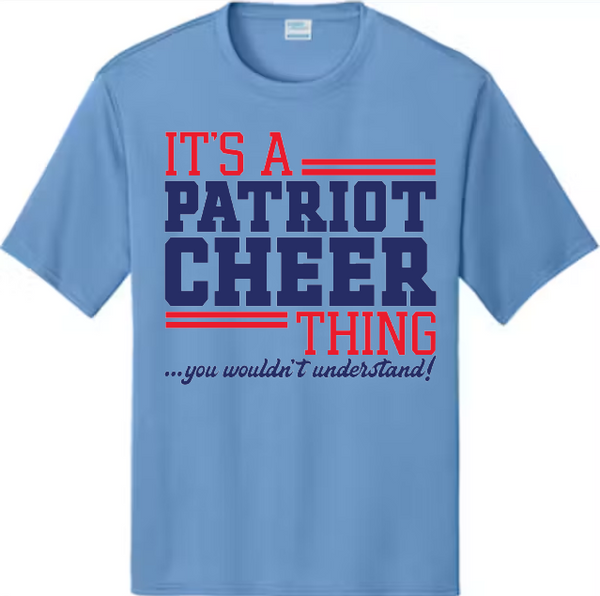 It's a Patriots Cheer Thing