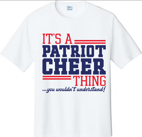 It's a Patriots Cheer Thing