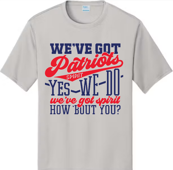 Patriots Cheer We've Got Spirit