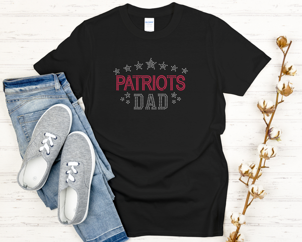 Patriots Dad Rhinestones