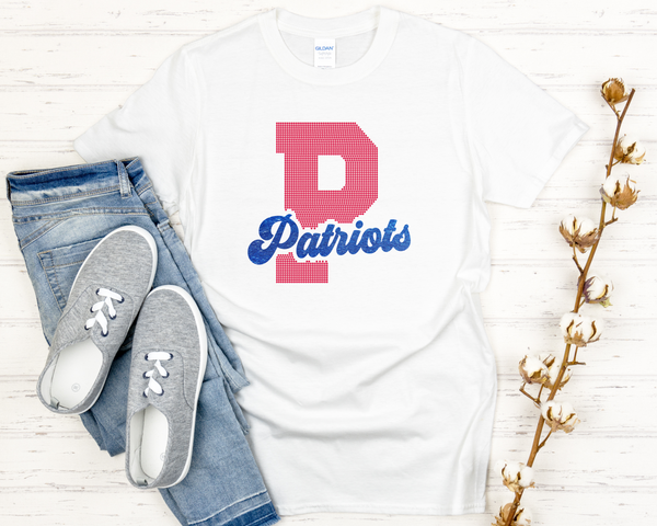 P for Patriots Rhinestones