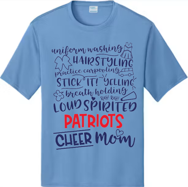 Loud Patriots Cheer Mom