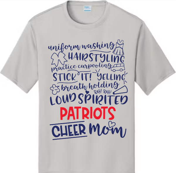 Loud Patriots Cheer Mom