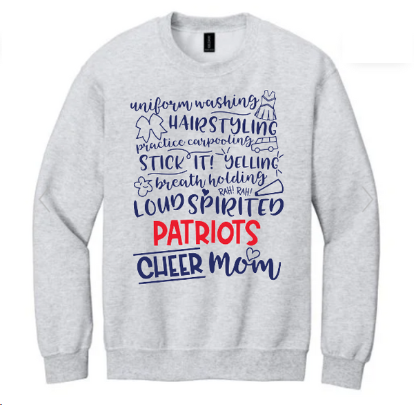 Loud Patriots Cheer Mom